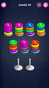 Color Hoop Stack : match ring screenshot 3