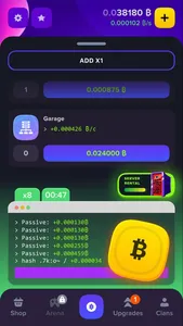 Bitcore: the Crypto idle game screenshot 2