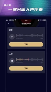 音分轨-AI人声分离&人声伴奏提取&视频转音频&视频消音 screenshot 1