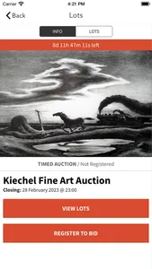 Kiechel Auction screenshot 1