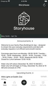 Storyhouse Resident App screenshot 1