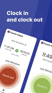 CaseRM Punch Clock screenshot 0