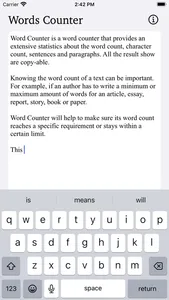 Words Counter Plus screenshot 1
