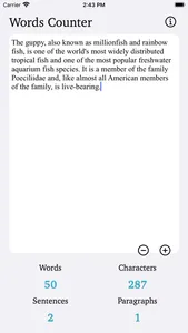 Words Counter Plus screenshot 3