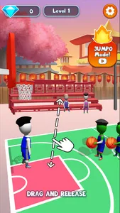 Basketball Block:Jump & Defend screenshot 0