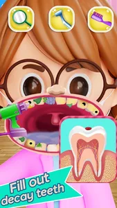 Dentist Game Teeth Care clinic screenshot 1