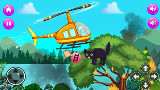 Helicopter Driving Rescue Game screenshot 2