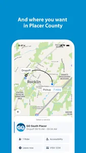 GO S. Placer On-Demand Transit screenshot 3