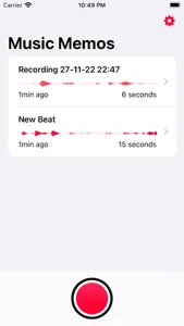 MusicMemo screenshot 1