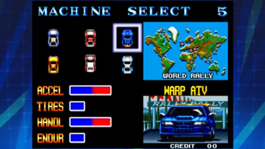 THRASH RALLY ACA NEOGEO screenshot 1