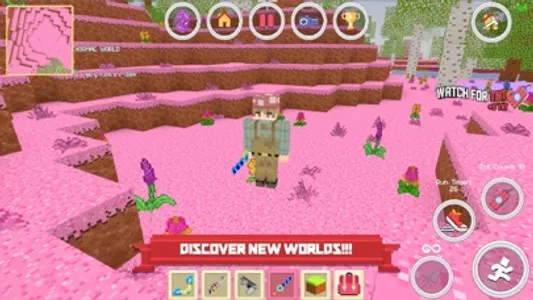 Candy World: Craft & Build screenshot 1