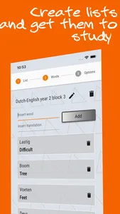 Learn words and translations screenshot 2