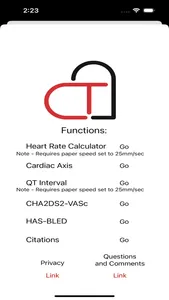 The Cardiac Calculator screenshot 0