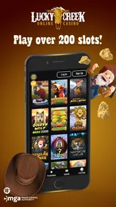 Lucky Creek Online Casino screenshot 1