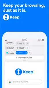 Keep Browser: Tree-Format Tabs screenshot 0