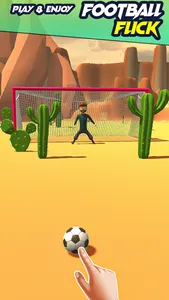 Football Penalty Flick Game 3D screenshot 1