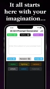 AI Prompt Art Maker Generator screenshot 1