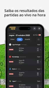 JogosHoje: Resultados ao Vivo screenshot 0