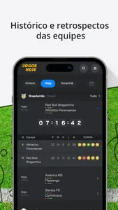 JogosHoje: Resultados ao Vivo screenshot 2