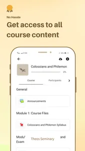Theos Seminary LMS screenshot 2
