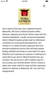 Dora Hibachi Express screenshot 1