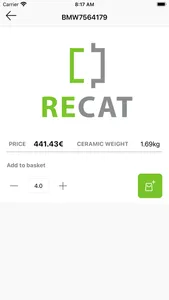 RECAT Catalogue screenshot 3