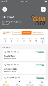 ClubFit8 screenshot 6