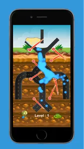 Water Flow Connect Pipes screenshot 4