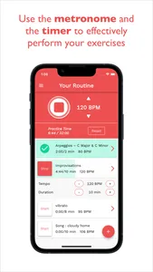Music Routine: daily practice screenshot 1