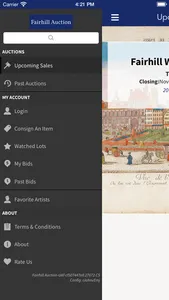 Fairhill Auction screenshot 4