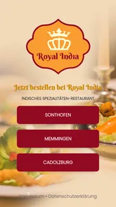 Royal India Lieferservice screenshot 0