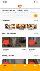 Caters Service screenshot 1