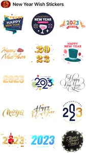 New Year Wish Stickers screenshot 1