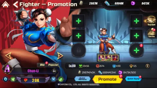 Street Fighter Duel - Idle RPG screenshot 5