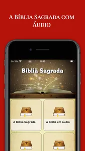 A Bíblia Sagrada com Áudio screenshot 0