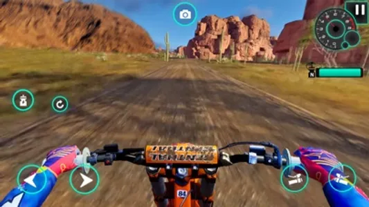 Motorbike Offroad Simulator 3D screenshot 2