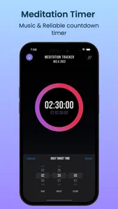 mTracker: Meditation Tracker screenshot 1