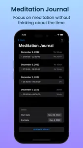 mTracker: Meditation Tracker screenshot 3