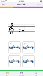 Flute Quiz screenshot 0