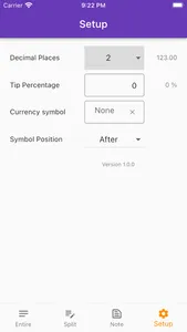 Tip Calculator bill tip split screenshot 3