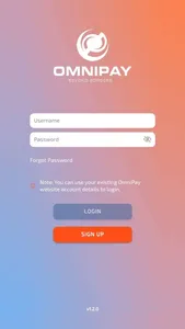 OmniPay Mobile App screenshot 1