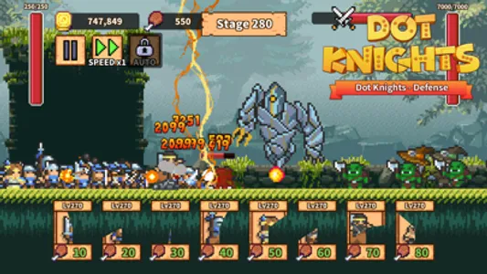 Dot Knights - Defense screenshot 3