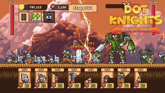 Dot Knights - Defense screenshot 4