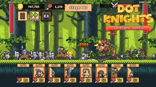 Dot Knights - Defense screenshot 5