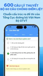 Ôn Thi GPLX 600 & Mô Phỏng 120 screenshot 1