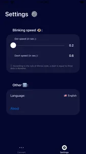 Morse Light – flash Morse text screenshot 1