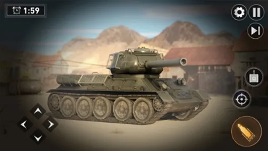 War of Tanks World Battle Game screenshot 1