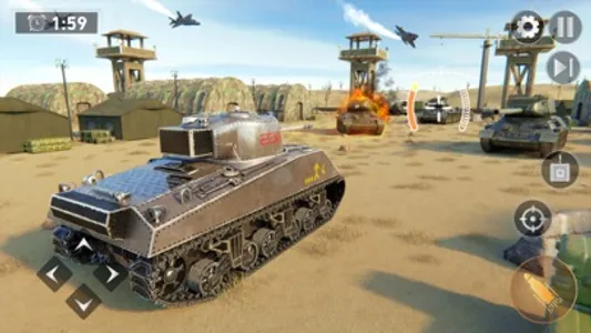 War of Tanks World Battle Game screenshot 2