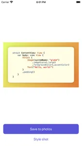 ShwiftShot – Code snapshots screenshot 1