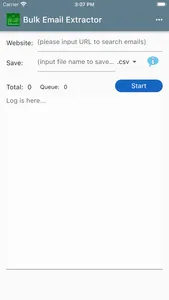 Bulk Email Extractor screenshot 1